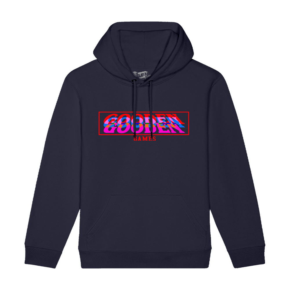 Gooden Games Classic Navy Hoodie - Official Drew – Drew Gooden Shop